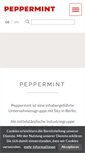 Mobile Screenshot of peppermint.biz