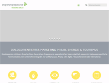 Tablet Screenshot of peppermint.de